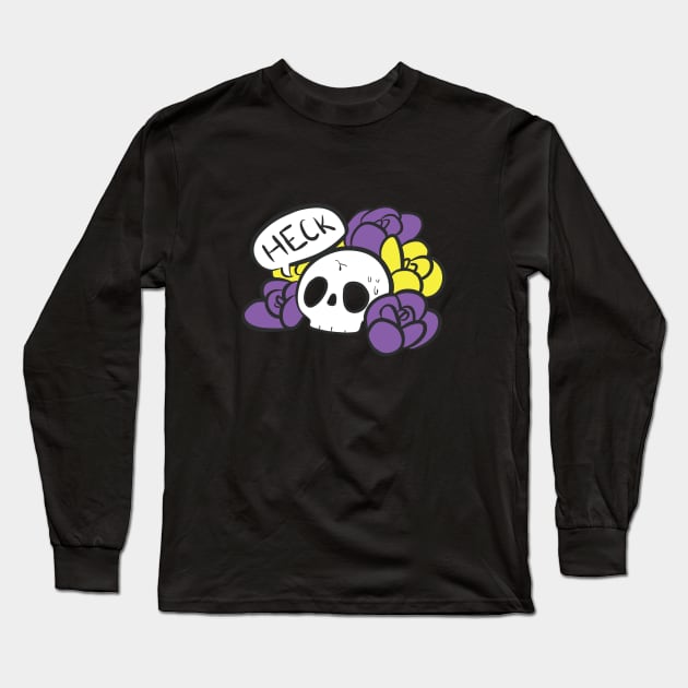 Heck (non-binary variant) Long Sleeve T-Shirt by sleepyram